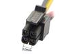 chenyang CY ATX Molex Microfit Connector Male to Male Power Pitch 4-Pin Cable, 60cm, 3.0mm