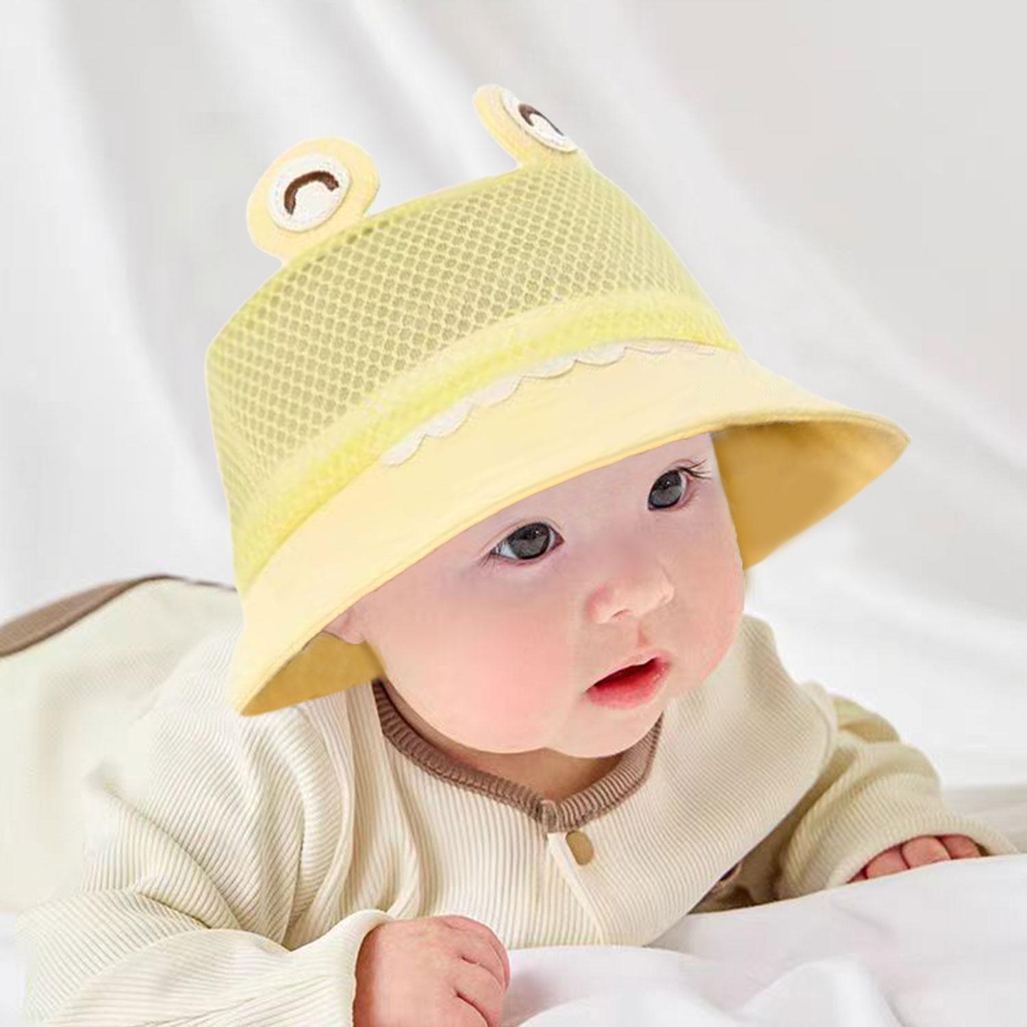 

0-36 месяцев детская дышащая шапка летняя тонкая детская солнцезащитная шляпа для мужчин и женщин детская солнцезащитная сетчатая шляпа рыбака