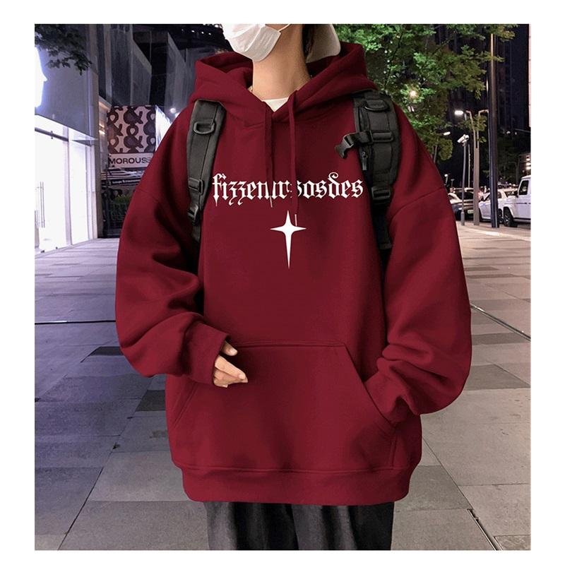 Men's Graphic Print Hoodie Oversized Casual Long Sleeve Pullover