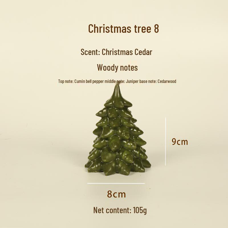 Christmas Scented Atmosphere Candles and Imitation Ornament Gifts