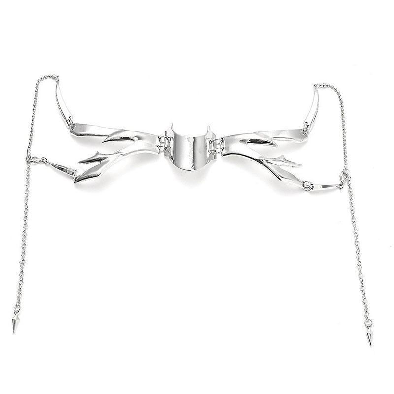 Masked Decoration Face Necklace Personality Punk Style Adjustable Gift Jewelry