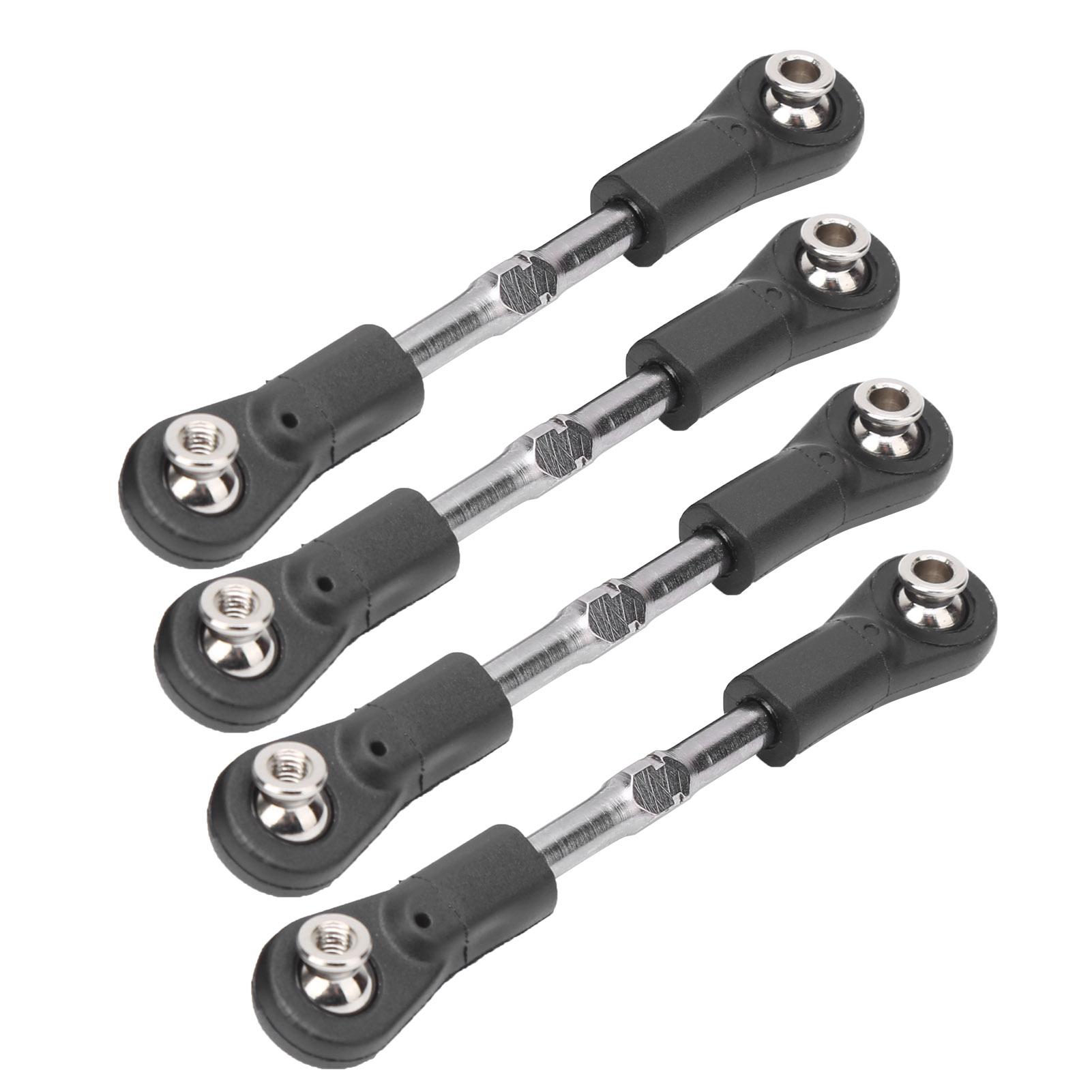 

4Pcs 7787mm Adjustable M4 Screw Steering Servo Pull Rod Linkage Tie Rod for 18 RC Car