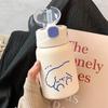 Simple Thermos Cup for Girls, Straw Cup Ins, High-looking Internet Celebrity, Adult Student Gift, Children's Water Cup