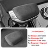 For Geely Monjaro Emgrand L Okavango Vision X3 X6 Car Gear Shift Knob Cover Alcantara Suede Protective Mat Interior Accessories