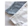 Light Blue Denim Shorts Women's Summer Thin Loose Thin Show High A Word Wide Legs All Match