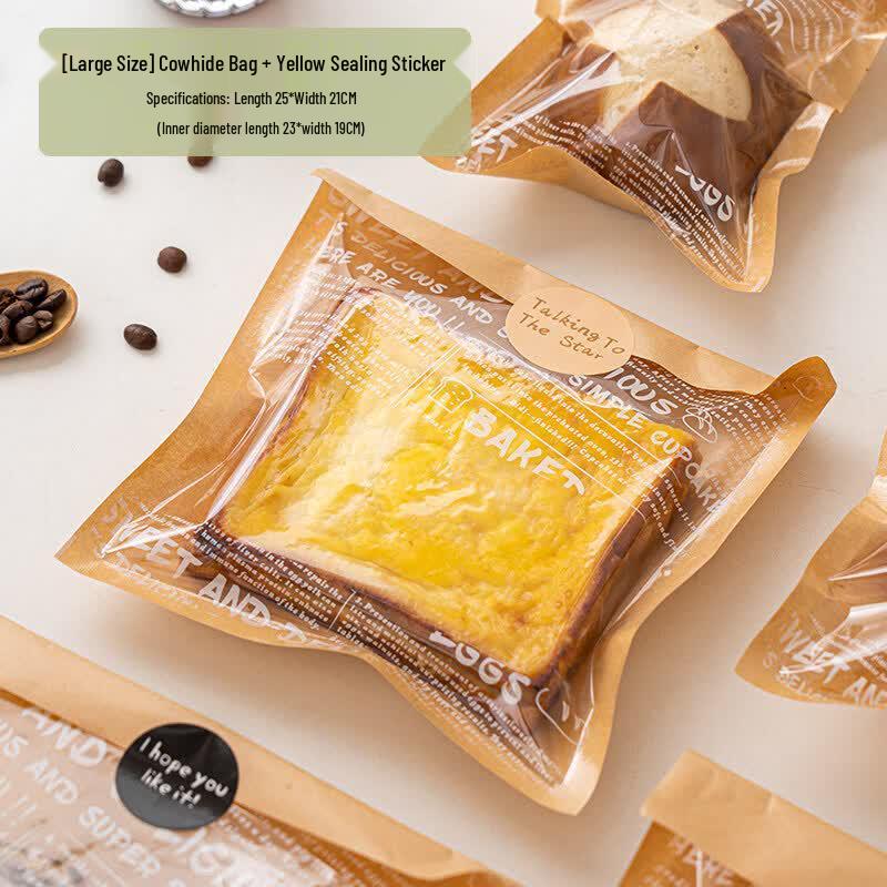 Kraft Paper Bread & Pastry Packaging Bags