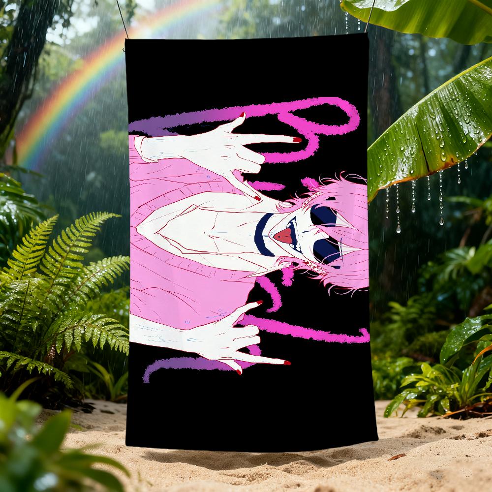Y-yarichins anime cute B-bitch Clubs Towel Beach Quick Dry Soft Pool Towels Gift for Travel Gym Shower Camping sports