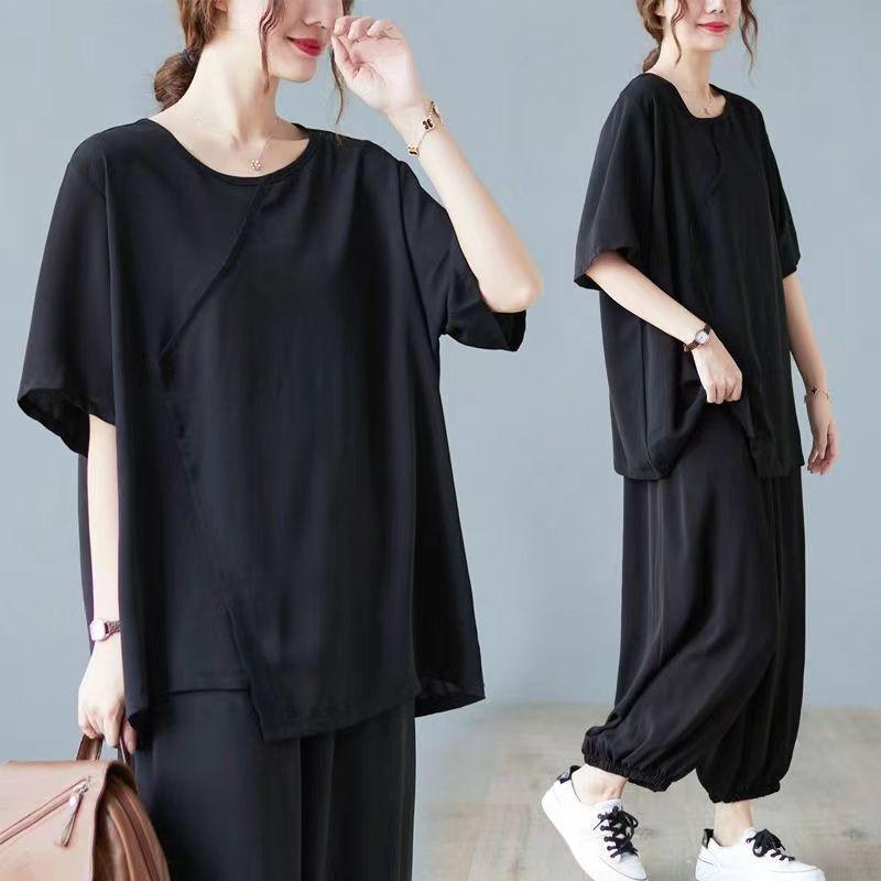 

Спортивная одежда свободного кроя в K-стиле больших размеров Black M code [within 47.50kg recommended]]