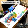 Large Mouse PadPocoyó Custom Name Text Personalized Desk Mat Non Slip Gaming Pad