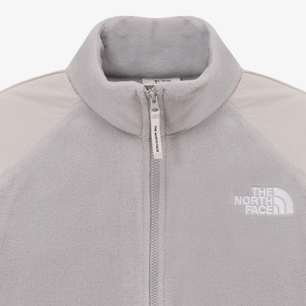 The North Face Logo Stand Collar Zip Long Sleeve Jacket Men jackets Gray NJ4FQ51K