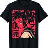 Harajuku Cyberpunk Black Girl Anime Manga Waifu Japanese T-Shirt(4)