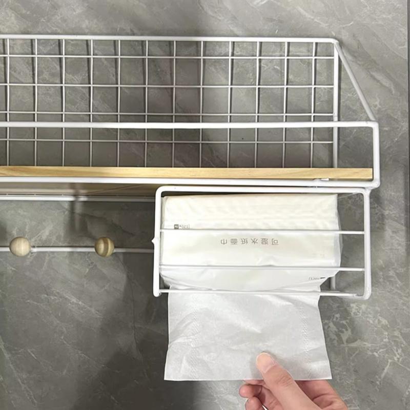 Creative Hanging Shelves For Living Room Bedroom Storage Basket Wall Mounted Shelves Without Drilling Wall Decor Rack Organizers