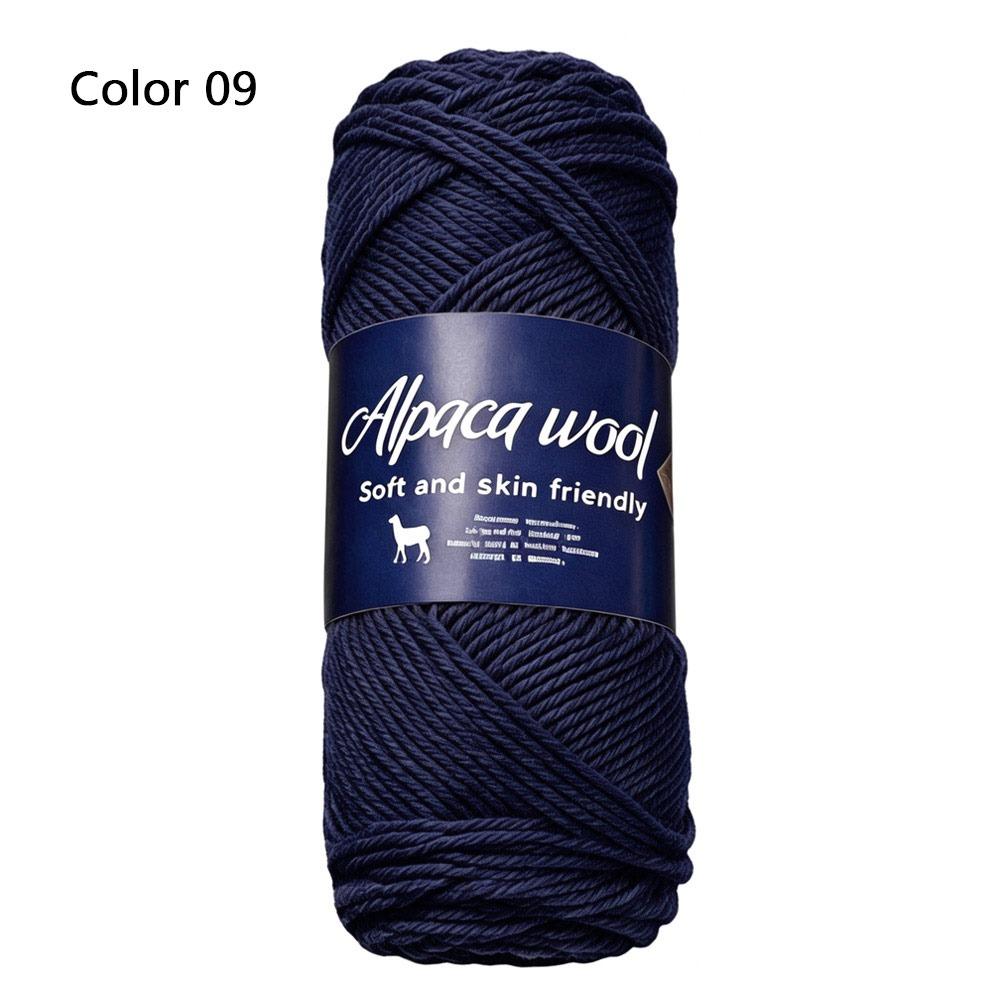 1Roll Handicraft Alpaca Wool Yarn DIY Soft Coarse Yarn 100g Warm Knitting Crocheting Yarn