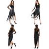 Womens Dark Vampire Costume With Polyester Material And Lace Accents For Cosplay And Events