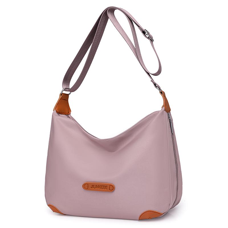Geantă ușoară din pânză de nailon impermeabilă de mare capacitate pentru femei, geantă de umăr, geantă crossbody, geantă pentru mamă
