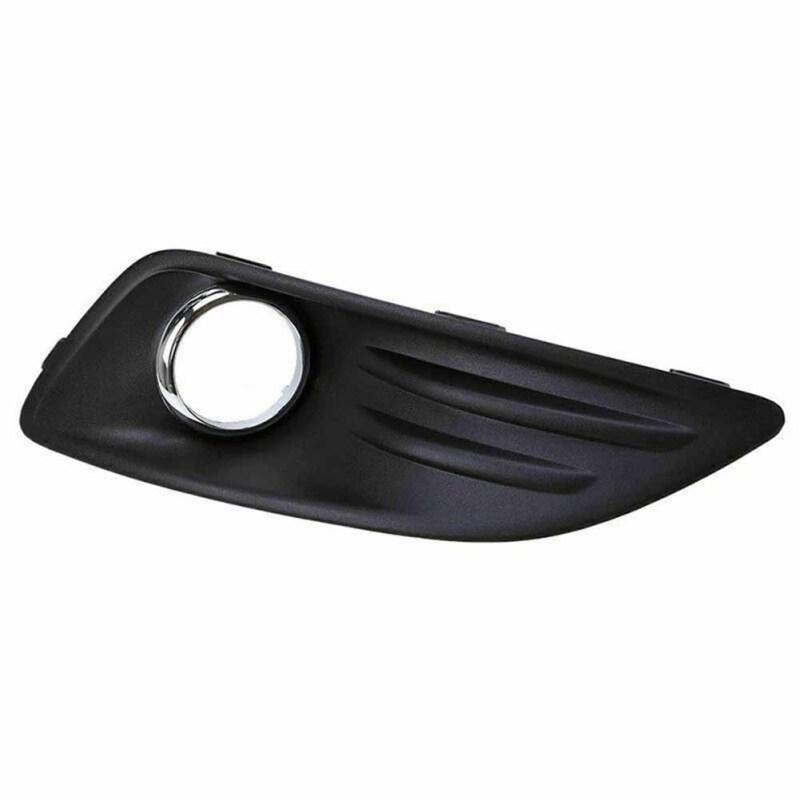 Front Bumper Fog Light Lamp Cover Grille Replacement Lamp Frame Compatible For Ford Fiesta 2013-2016