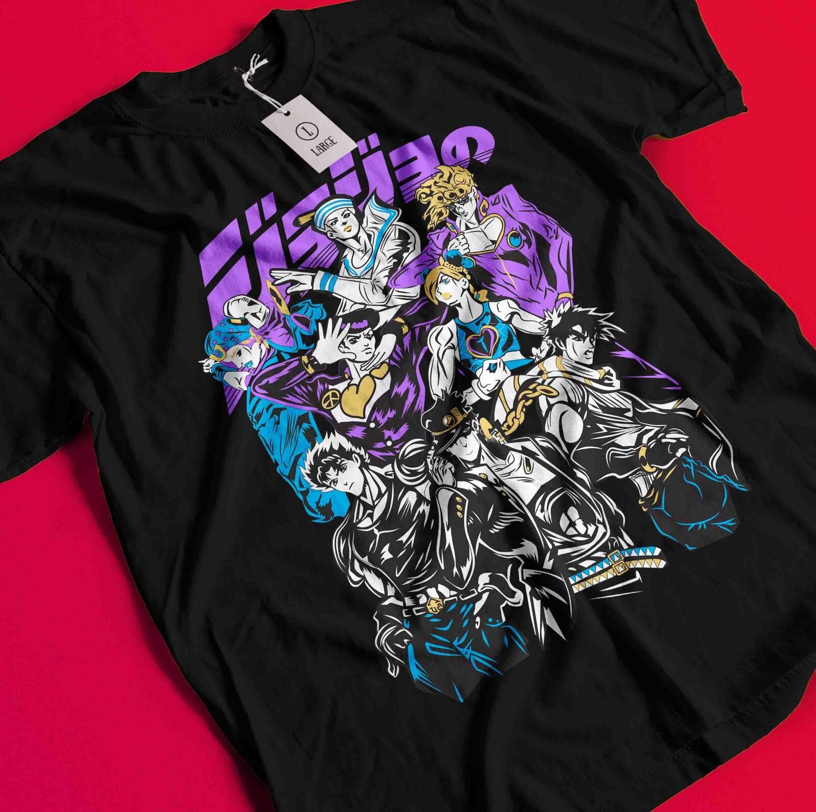 

Футболка JoJo s Bizarre Adventure Футболка Джонатан Джостар Футболка Дио Футболка Джотаро Куджо BB1019 S