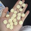 20Pcs, Small Beads with Holes, Handmade Flowers Beads, Imitation Coral Loose Beads for DIY Necklace Bracelet Accessories, Creative Jewelry Making 16mm