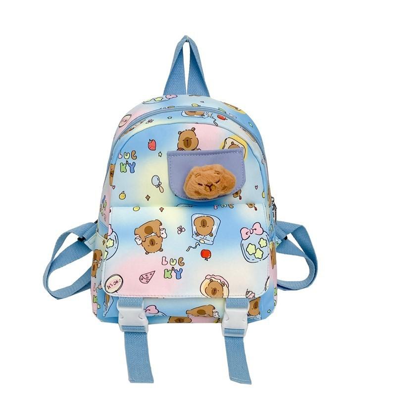 Backpack Whimsical Capybara For Boys And Girls In Cute Design Ideal For Preschool
