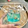 Ocean Theme Clear Squishy Toy Transparent Stress Relief Squeeze Toy with Shell and Star Filler