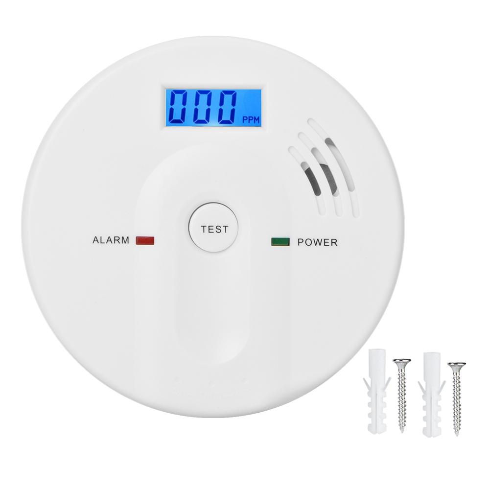 LCD Display Digital Carbon Monoxide Gas Poisoning Sensor Alarm Warning Detector