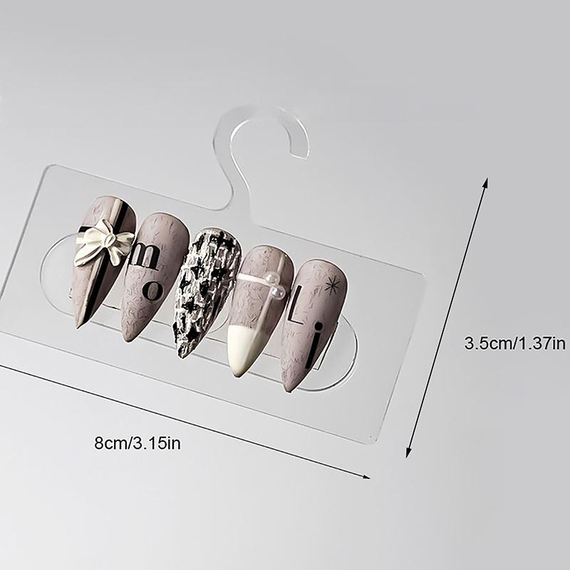 

Ins Прозрачный акриловый крючок в стиле нейл-арта, стойка для демонстрации гелевых цветных работ, выставочные инструменты