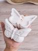 DIY Butterfly Candle Cup Silicone Mold with Lid Handmade Butterfly Jewelry Storage Jar Plaster Resin Ornament Molds Home Decor