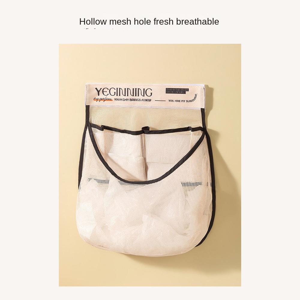 Hanging Storage Mesh Bag Reusable Large Capacity Vegetable Storage Net Bag Underwear Socks Storage Sundry Storage Bag