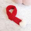Adjustable Pet Scarf For Winter Christmas Scarf 57x7cm Christmas Pet Scarves Charming Details Comfortable Fit Cute Design