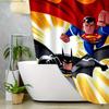 1pc WB shower curtain Batman Shower Curtain, Printed Pattern Bathroom Set, Bathroom Decorative Shower Curtain with Hooks for W