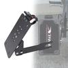 1 Set Universal Side Mount Motorcycle Registration Number License Plate Holder Bracket With LED Light Fender Eliminator