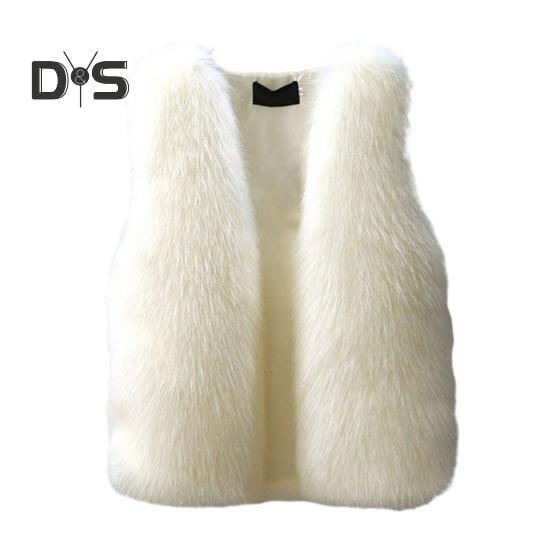 

Женский зимний жилет из искусственного меха, уютный пушистый, мягкий, толстый, однотонный, без рукавов, с открытой строчкой, спереди, кардиган, облегающий морозостойкий женский жилет больших размеров 4XL белый