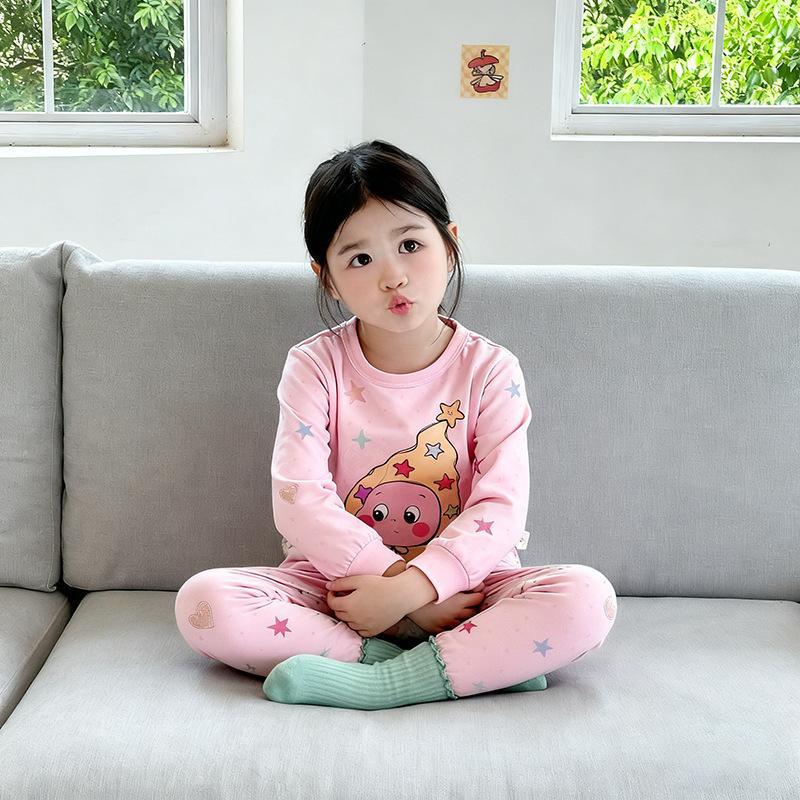 HD Kinder Ganzjahres-Pyjamaset: Warme Herbstkleidung & Hosen für Jungen & Mädchen