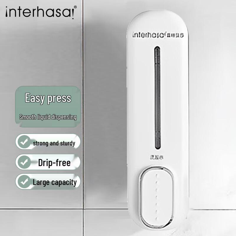interhasa! Wall-Mounted Manual Soap Dispenser