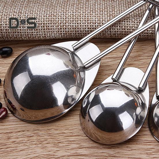 1 Set Measure Scoop Accurate Widely Applied Reusable Engraved Marking Measuring Scoop