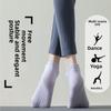 5 Pairs of Women's Spring and Autumn Mesh Ear Lifting Pure Cotton Indoor Fitness Silicone Non Slip Boneless Sports Boat Socks