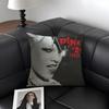 PPink TTrustfall Sänger Kissenbezug Natürlicher Leinen Bio-Stoff Beidseitiger Druck Sofa Heimdekoration Geschenk Kissenhülle