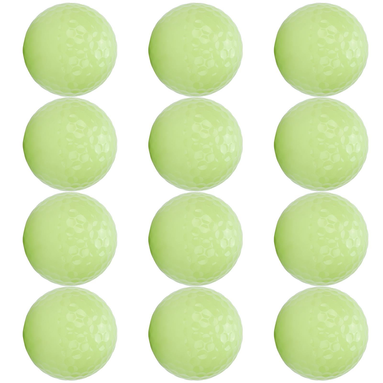 

12Pcs Glow Golf Balls Luminous Night Golf Balls Glow in The Dark for Night Sports