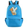 Little Bear 26 English Letters Backpack Teen School Bag for Girls Boy Backpack Bookbag for Kid Gifts Large Capacity Student Bag