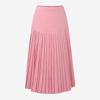 ZANZEA Women Casual Elastic Waist Solid Color Pleated Midi Skirts