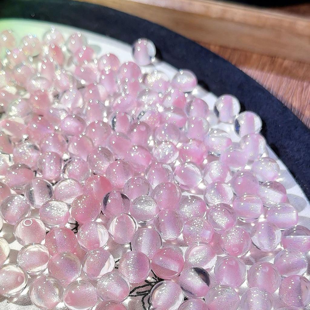 16Mm Soft Heart Filling Dream Starry Sky Fine Flash Cat Eye Resin Loose Beads Handmade DIY Beaded Mobile Phone Chain Accessories