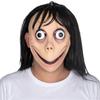 Headgear Wig Momo Scary Mask Scary Halloween Mask Funny Latex MoMo Maske  Men