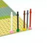 MOC Komponenten Technische Bausteine 1x6 Rundstab 6L mit Anschlagring Baugruppen Partikel Kompatibel featuring 63965 Steine Spielzeug