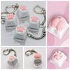 Cat Paws Corgi Buttock Pink Cat Claw Keycap Key Chain  Mechanical Keyboard