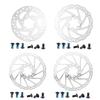 Mountain Bike Stainless Steel Brake Rotors/Brake Pads, Mountain/Road Bike Disc Brake Components 203mm / 180mm / 140mm / 120mm