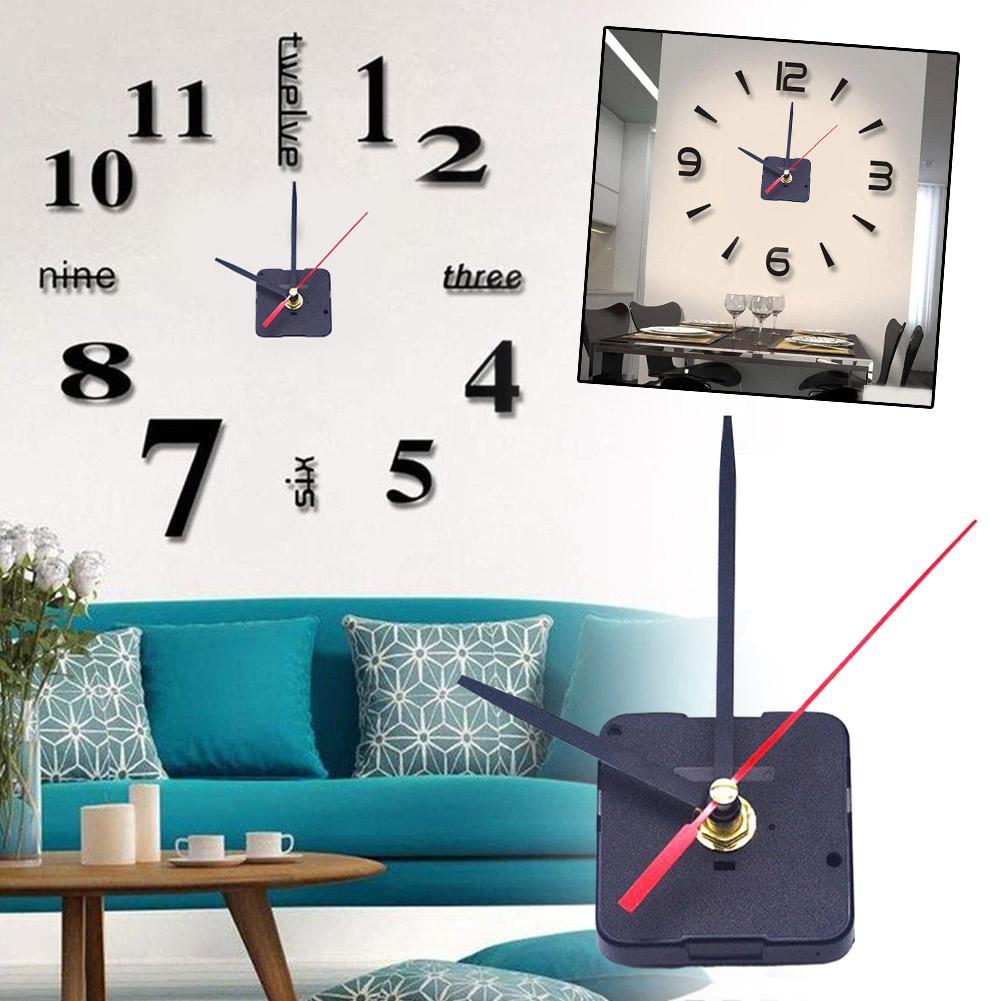 Quartz Clock DIY Clock Parts Battery Operated Silent Repair Hands Movement Clock Clock Wall Home Clockwork Repair Accessori E9Y6