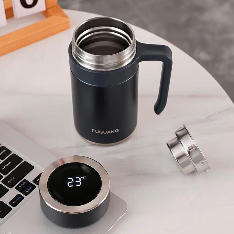 FUGUANG Smart Temperature Display Tea Infuser Mug