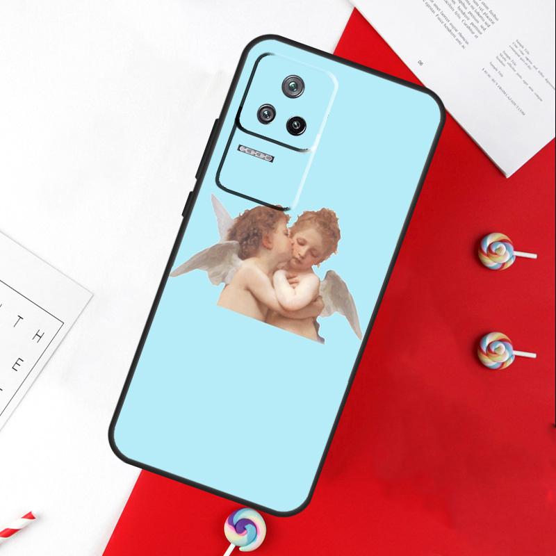 Renaissance Angels In Sky Cover For Xiaomi 15 Ultra 13 14 11T 12T 13T 14T Pro POCO X7 Pro X3 X5 X6 M6 F5 F6 Pro Case