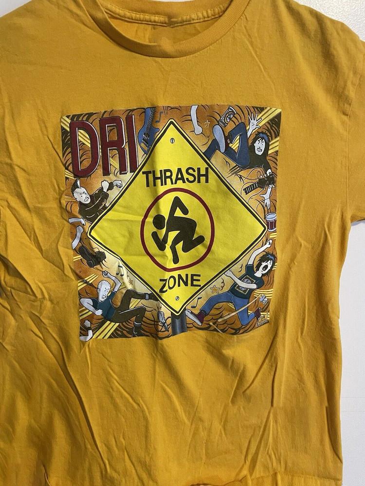 

D.R.I. Dirty Rotten Imbeciles Thrash Zone Adult T-Shirt All Size TS037 Unisex T-Shirt XXXXL
