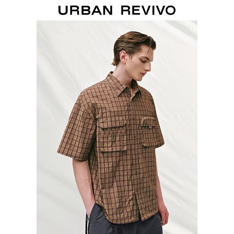 UR Men s Retro Workwear Loose Pocket Shirt S (XS-S)